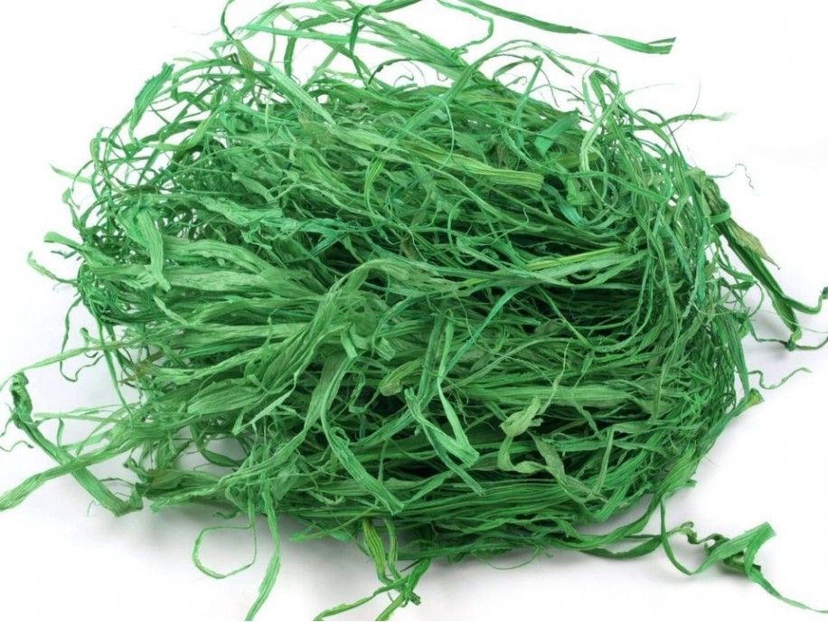 trawa papierowa do aranżacji zielona