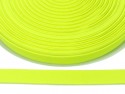 guma płaska 20 mm - żółta neonowa