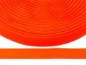 guma płaska 20 mm - pomarańczowa neonowa