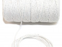 sznurek bawełniany 1,5 mm biały -100 m