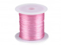 żyłka silikonowa elastyczna 1mm różowa