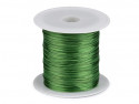 żyłka silikonowa elastyczna 1mm zielona