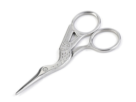 nożyczki do haftu "bocian"