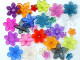koraliki akrylowe mix kwiatków 30 sztuk