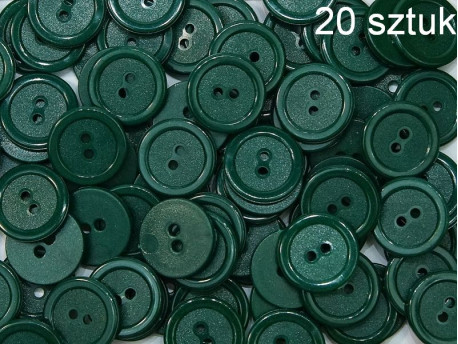 guziki 20mm zielone ciemne