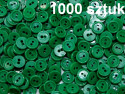 guziki 11mm zielone opak.1000szt.