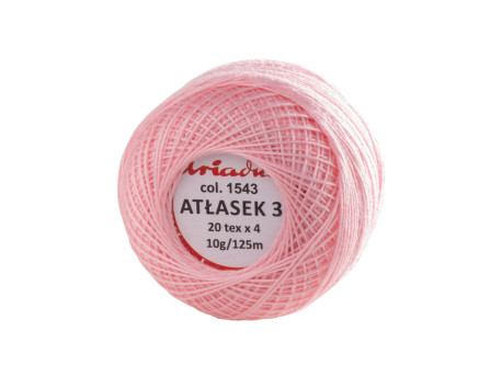 Atłasek 30 (20x4) 10g kol. 1543 różowy jasny