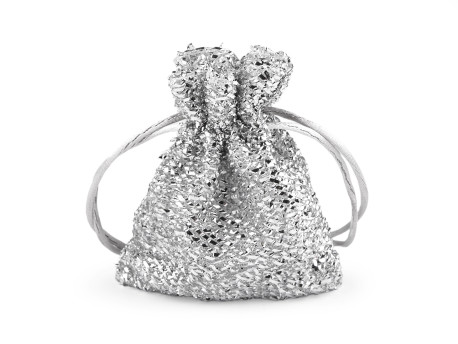 woreczek lureksowy srebrny