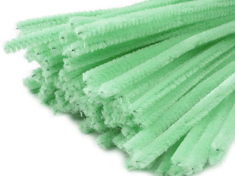 drut pluszowy zielony miętowy op.10