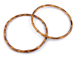 obręcz, koło drewniane bambusowe ciemne 20