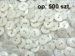 guziki 15mm białe perłowe opakowanie 500szt