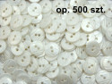 guziki 15mm białe perłowe opakowanie 500szt