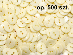 guziki 15mm ecru opakowanie 500 sztuk