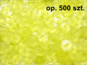 guziki 15mm żółte przezroczyste op. 500 sztuk