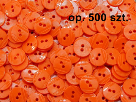 guziki 15mm pomarańczowe opakowanie 500 sztuk