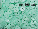 guziki 15mm miętowe opakowanie 500 sztuk