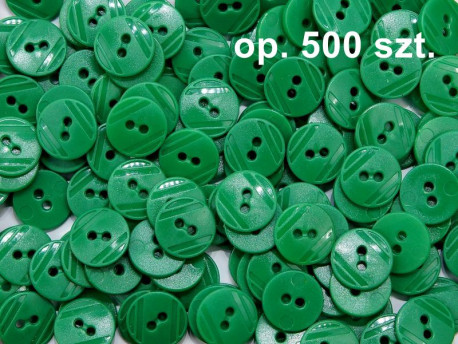 guziki 15mm zielone opakowanie 500 sztuk