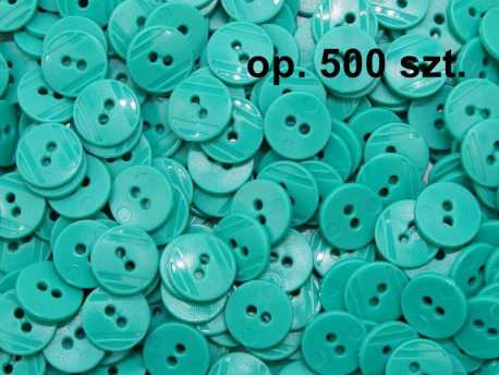 guziki 15mm zielono-niebieskie op. 500 sztuk