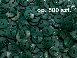 guziki 15mm zielone ciemne op. 500 sztuk