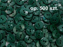 guziki 15mm zielone ciemne op. 500 sztuk