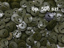 guziki 15mm khaki opakowanie 500 sztuk
