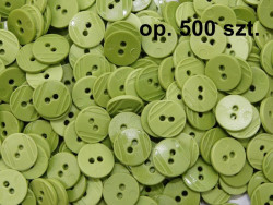 guziki 15mm oliwkowe opakowanie 500 sztuk