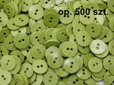 guziki 15mm oliwkowe opakowanie 500 sztuk