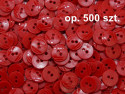 guziki 15mm czerwone opakowanie 500 sztuk
