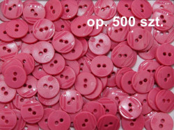 guziki 15mm malinowe opakowanie 500 sztuk