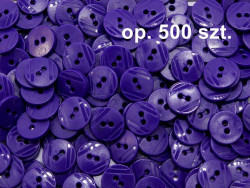 guziki 15mm fioletowe opakowanie 500 sztuk