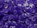 guziki 15mm fioletowe opakowanie 500 sztuk