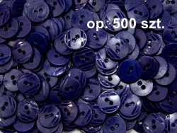 guziki 15mm granatowe op. 500 szt.