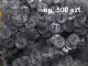 guziki 15mm srebrne przezroczyste op. 500 szt.
