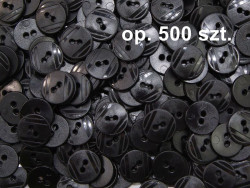 guziki 15mm czarne op. 500 szt.