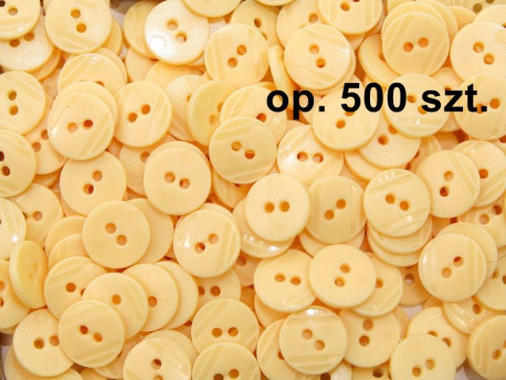 guziki 15mm kremowe op. 500 szt.