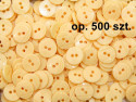 guziki 15mm kremowe op. 500 szt.