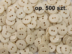 guziki 15mm beżowe jasne op. 500 szt.