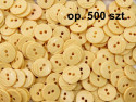 guziki 15mm beżowe op. 500 szt.