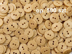 guziki 15mm beż smutny op. 500 szt.