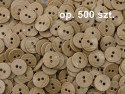 guziki 15mm cappuccino op. 500 szt.