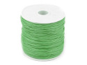 sznurek woskowany 1mm - 10 metrów jasny zielony