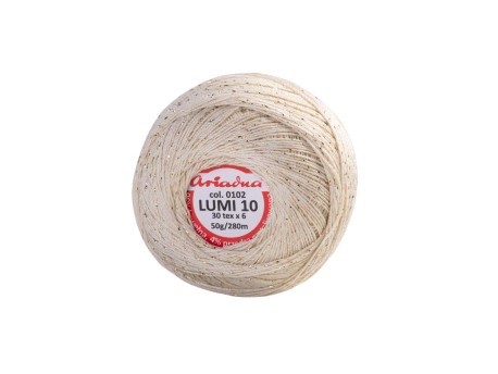 Kordonek LUMI 10 - 0102 50g (30x6)