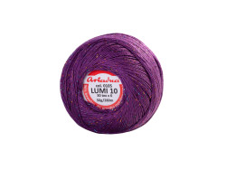 Kordonek LUMI 10 - fioletowy 0105 50g (30x6)