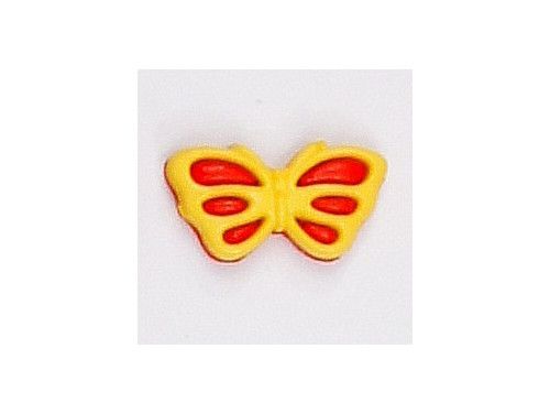 Guziczek dziecięcy motylek żółty