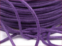 sznurek bawełniany woskowany 2mm fioletowy