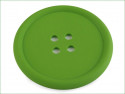 guzik silikonowy-podkładka, ozdoba-zielony
