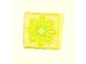 naszywka "kwiat żółty"