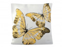 poszewka na poduszkę motyle żółte