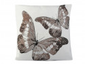 poszewka na poduszkę motyle brązowe