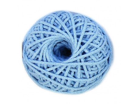 sznurek bawełniany 3mm -niebieski